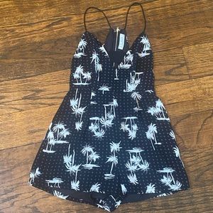 Black and White Romper